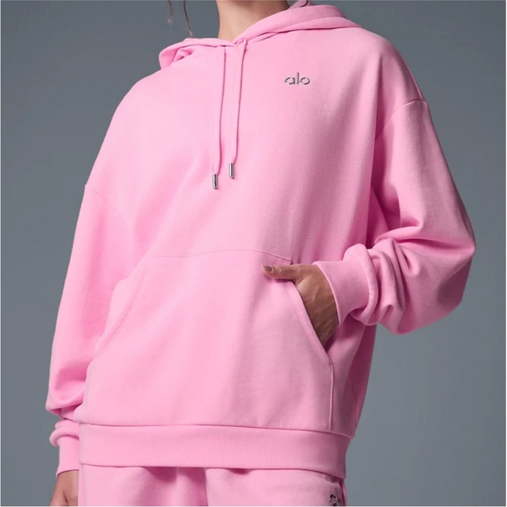 🎀 NEW ALO Yoga sweet Pink Accolade hoodie-  limited edition / Size SMALL 🎀